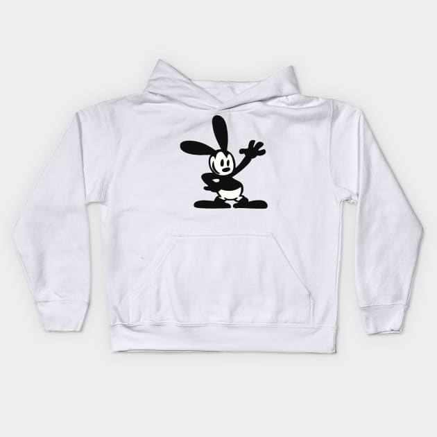 Lucky Hare Kids Hoodie by maliarosburg